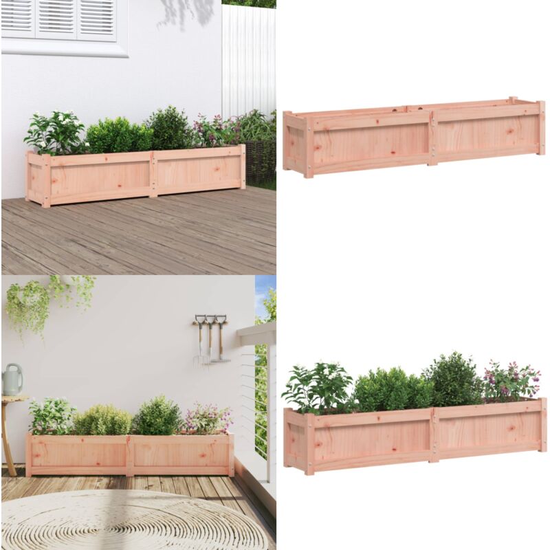 Vidaxl - Jardinière 150x31x31 cm bois massif douglas - Jardiniered'extérieure - Jardinière Bois - Pot De Fleurs Extérieur - Bac à Fleurs - Douglas