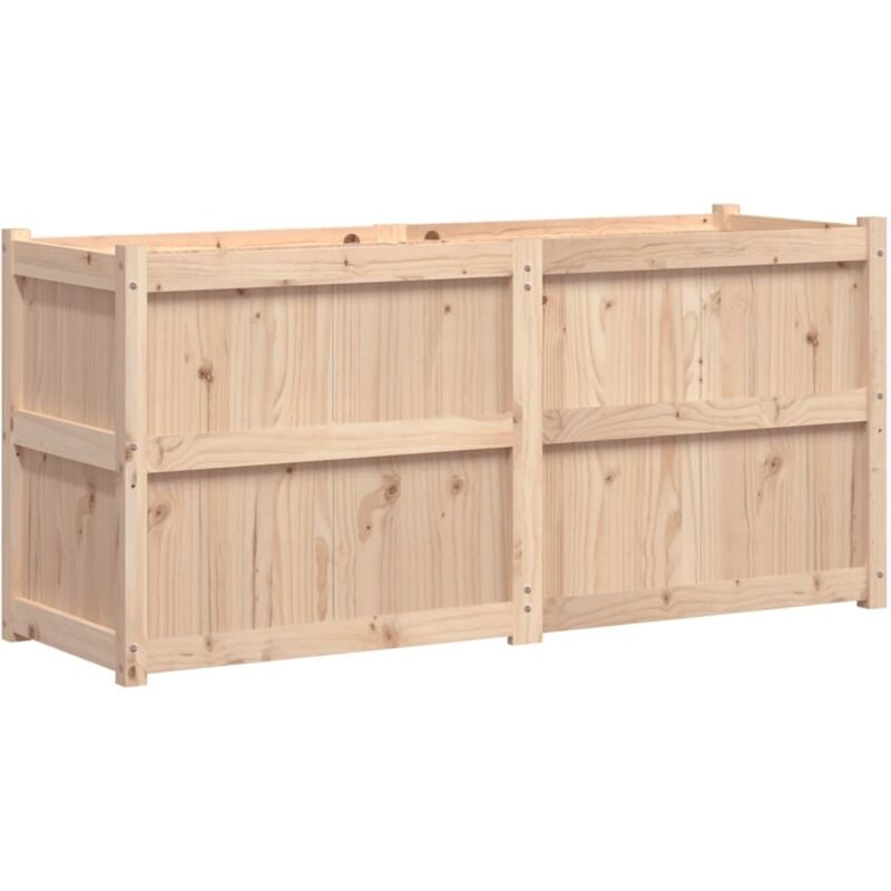 Vidaxl - Jardinière 150x50x70 cm bois de pin massif