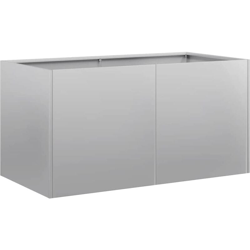 Vidaxl - Jardinière 80x40x40 cm acier galvanisé