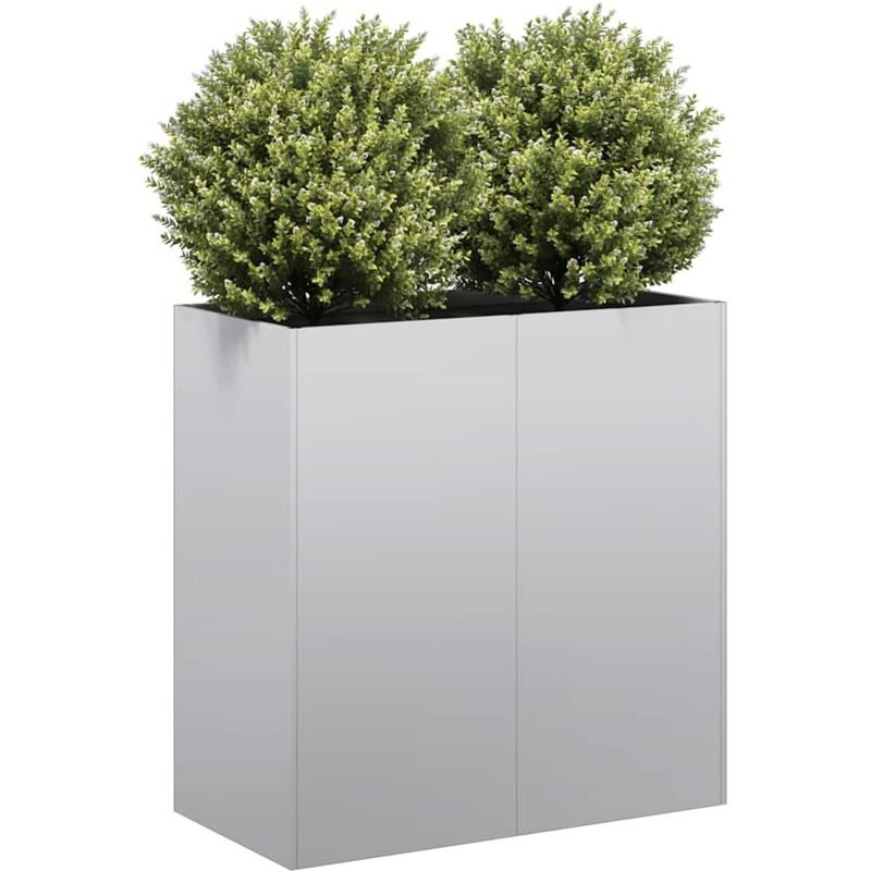 Jardinière 80x40x80 cm acier galvanisé vidaXL