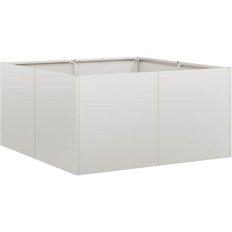 Vidaxl - Jardinière 80x80x40 cm acier inoxydable