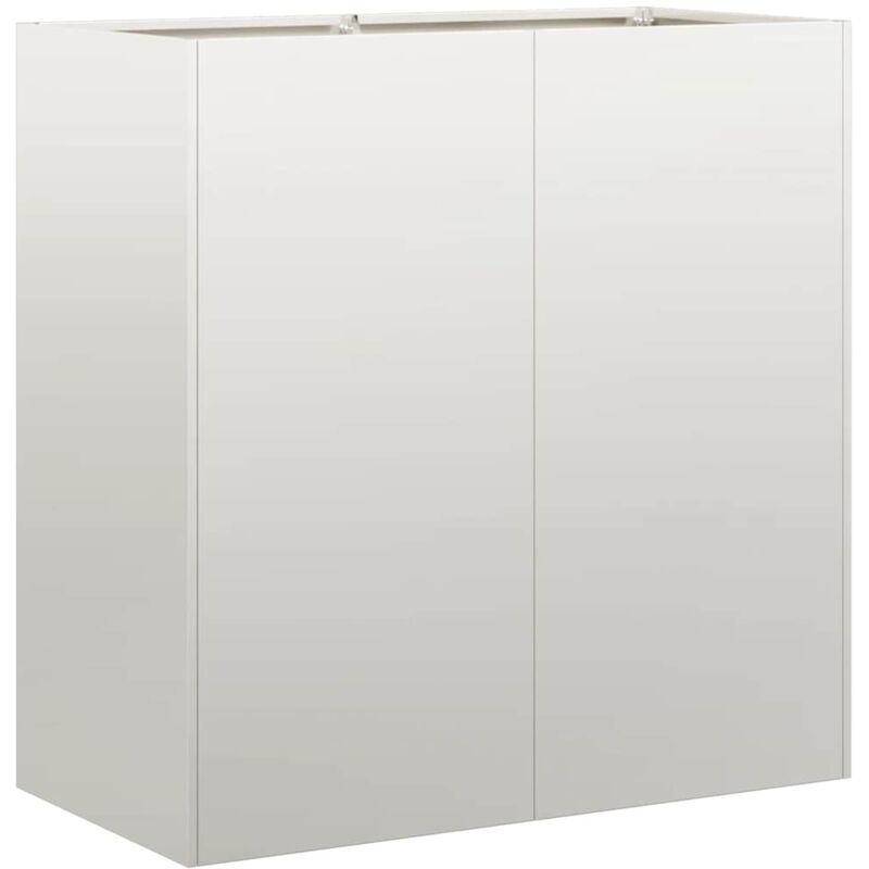 Jardinière 80x40x80 cm acier inoxydable vidaXL