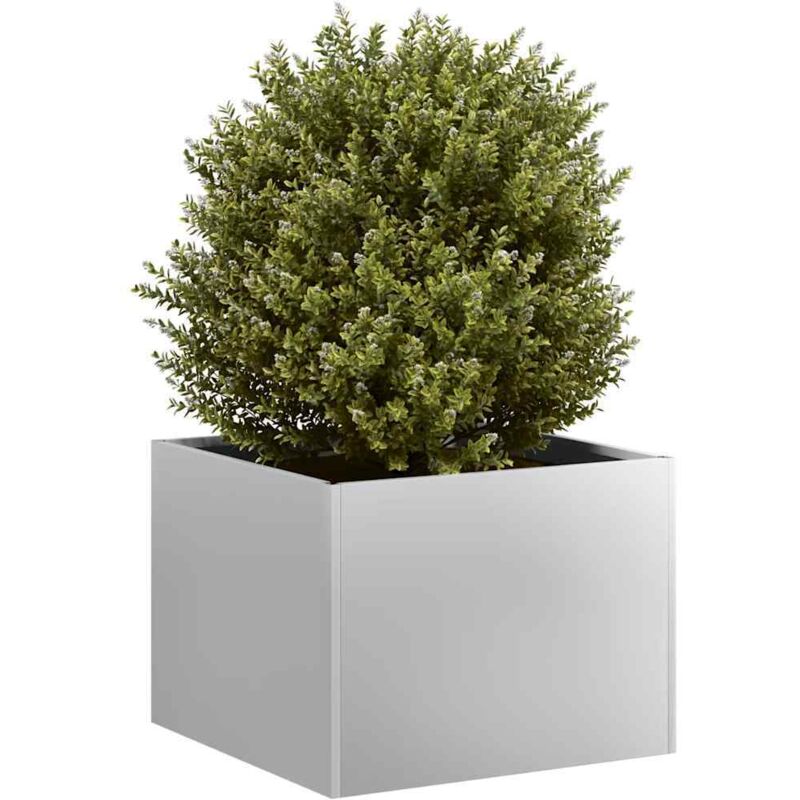 Vidaxl - Jardinière 40x40x30 cm acier galvanisé