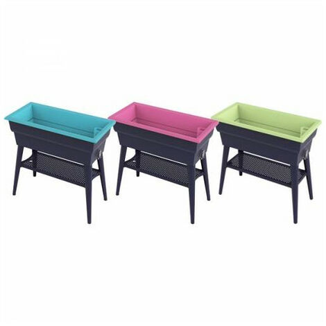 Jardinière 40L à pieds amovibles Calipso Maxi - Cerise