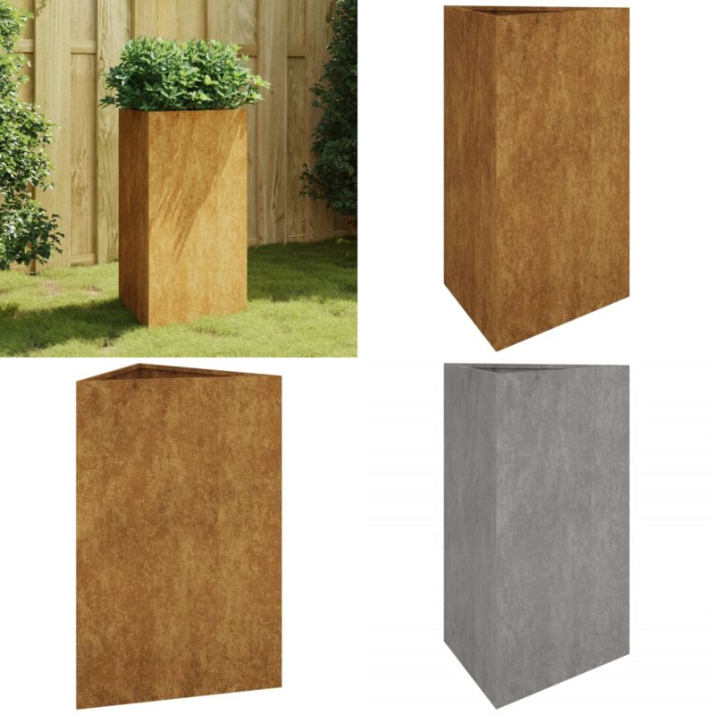 Vidaxl - Jardinière 50x43x75 cm acier corten - Jardin - Terrasse - Balcon - Pot De Fleurs - Jardinière Extérieure - Home & Living