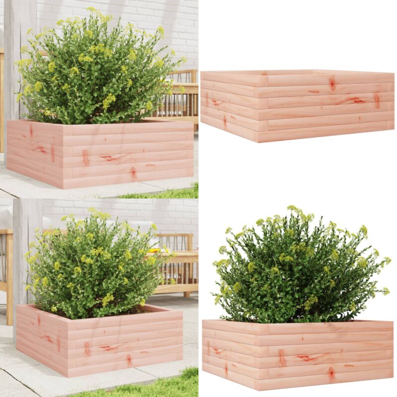Vidaxl - Jardinière 60x60x23 cm bois massif douglas - Jardinier - Pot De Fleurs - Bac à Plantation - Bois Massif - Douglas - Home & Living