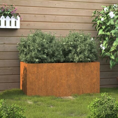 Jardinière 62x30x29 cm acier corten vidaXL