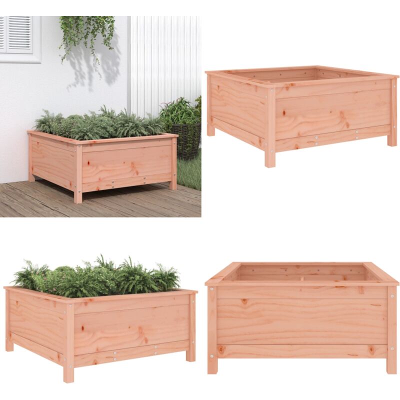 Vidaxl - Jardinière 82,5x82,5x39 cm bois massif douglas - Jardiniered'extérieure - Jardinière Bois - Pot Plante Extérieur - Déco Jardin - Jardinière