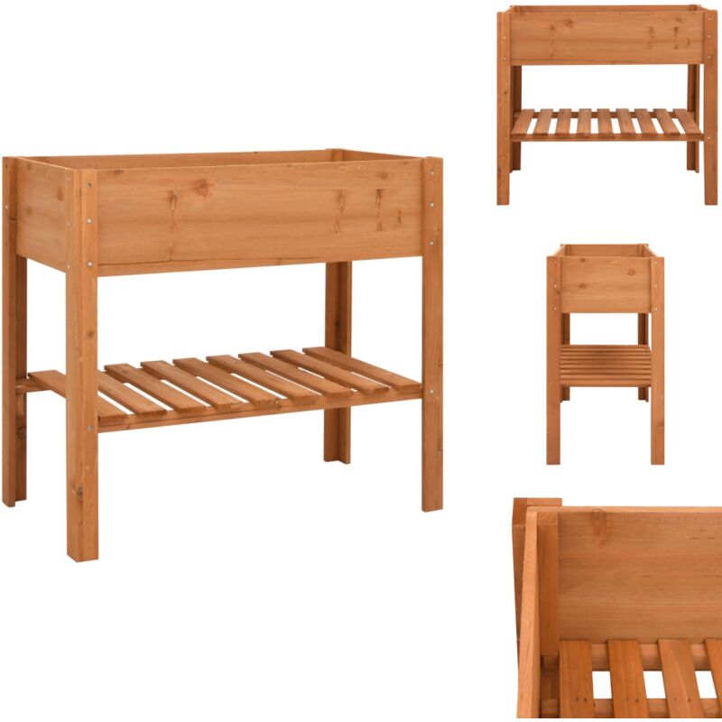 Vidaxl - Jardinière 88x43x80 cm Bois de sapin - Jardinier - Plante - Supports Pour Plantes - Meuble Extérieur - Rangement Intérieur