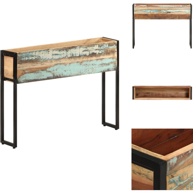 Vidaxl - Jardinière 90x20x68 cm Bois de récupération massif - Jardin - Pot De Fleurs - Jardinière - Décoration Extérieure - Bois Recyclé