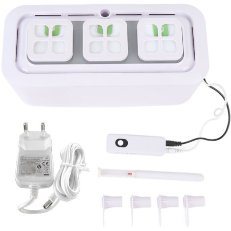 Jardinière à arrosage automatique, système de culture hydroponique automatique, jardin intérieur intelligent pour la maison, fleurs et légumes, prise ue.