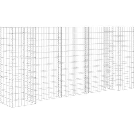 vidaXL Filet Volière Acier Galvanisé 25x0,5 m Épaisseur 0,55 mm Clôture de Jardin 
