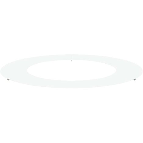 Jardinière  adapté pour anneau d'arbre plat Blanc Ø50 / 80 cm Acier
