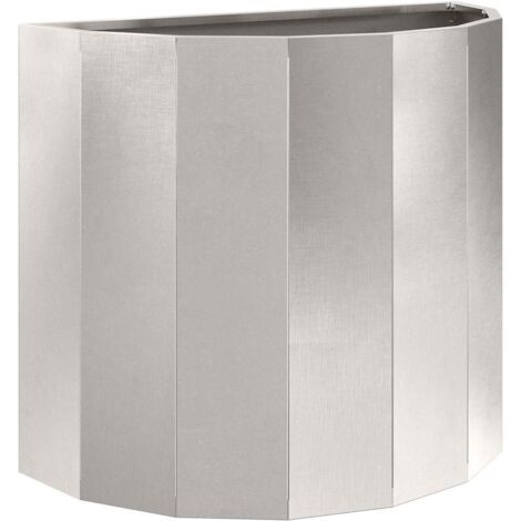 Jardinière Argent 60 x 30 x 50 cm Acier inoxydable CFW150931