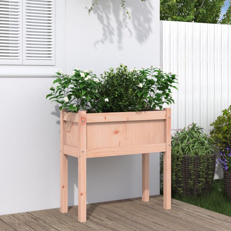 Vidaxl - Jardinières avec pieds 70x31x70 cm bois massif douglas