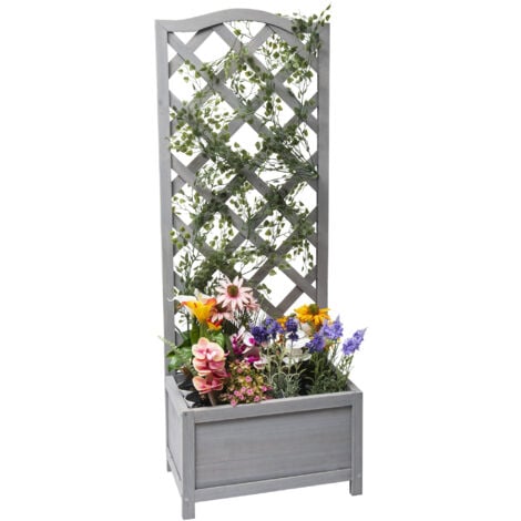 Jardinière avec treillis WERKA PRO  45x120cm