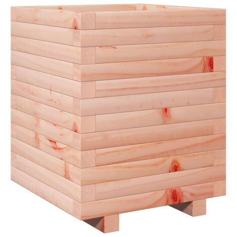 Jardinière  Bac à fleurs 40x40x49,5 cm bois massif douglas