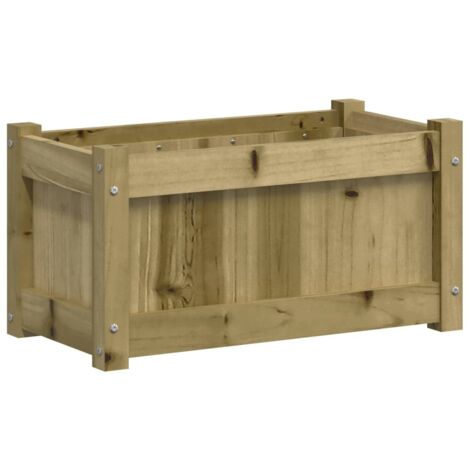 Jardinière  Bac à fleurs 60x31x31 cm bois de pin imprégné