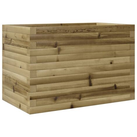 Jardinière  Bac à fleurs 70x40x45,5 cm bois de pin imprégné