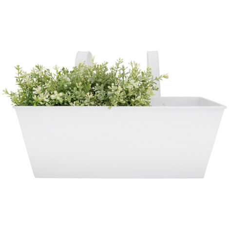 Jardinière en zinc à suspendre Gris