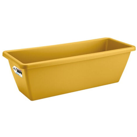 Jardinière Barcelona 50cm Jaune Miel - Elho