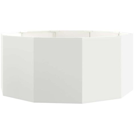 Jardinière Blanc 120 x 120 x 50 cm Acier CFW320150
