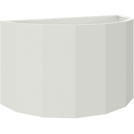 Jardinière Blanc 90 x 45 x 50 cm Acier CFW225952