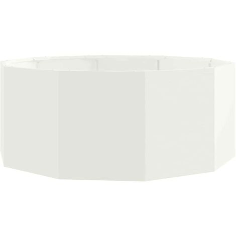 Jardinière Blanc 90 x 90 x 35 cm Acier CFW532421