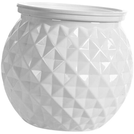 Jardinière blanche décorative de bureau