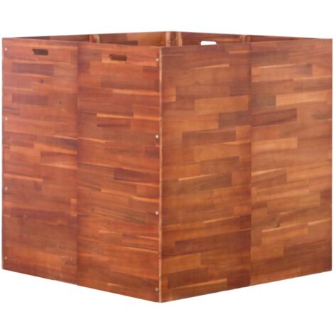 Jardinière Bois d'acacia 100 x 100 x 100 cm