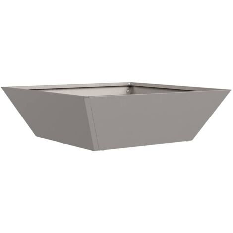 Jardinière  Cache-pot de jardin 5 pcs Rouillé 50 x 50 x 15 cm