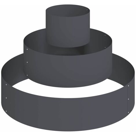 Jardinière  Cache-pot de jardin Anthracite 90 x 90 x 20 cm