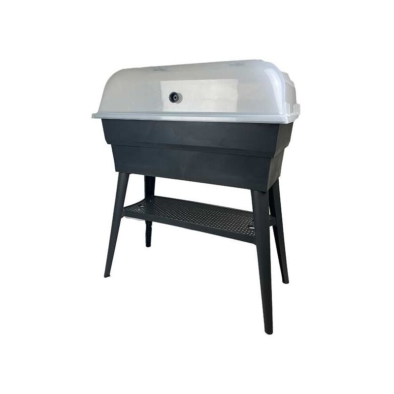 Mv Industrie - Jardinière Calipso combi 40 litres, Couleur Vert Olive/Vert Amande