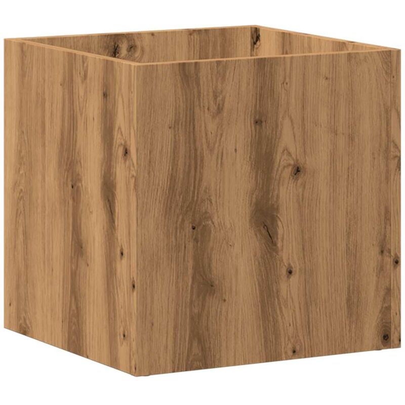 Vidaxl - Jardinière chêne artisanal 40x40x40 cm bois d'ingénierie