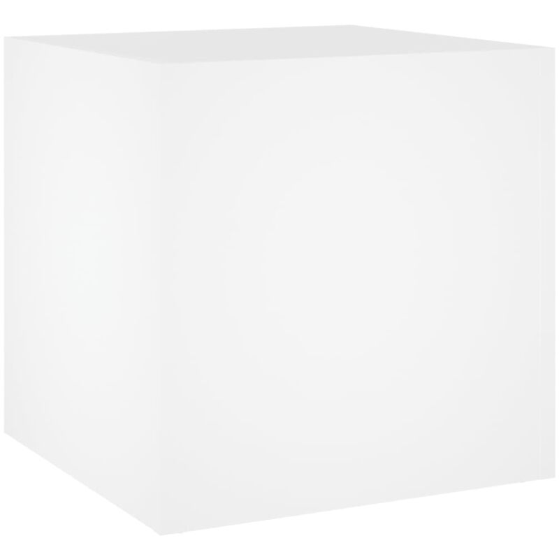 Vidaxl - Jardinière Blanc 40x40x40 cm Bois d'Ingénierie