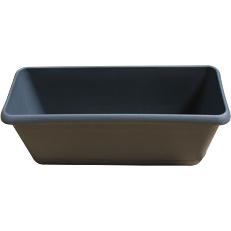 Jardinière CHORUS Gris anthracite, 30 x 12 x 11,4 cm, 2,6 L - EDA