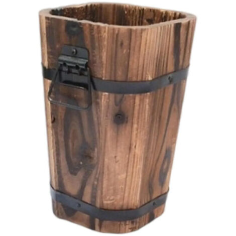 Jardinière cubique en bois, décoration de jardin