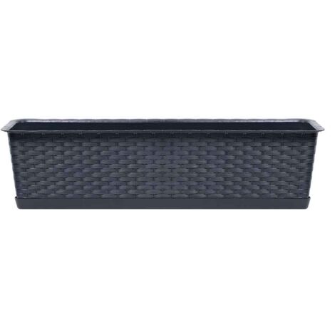 Jardinière de balcon Ratolla avec base ISR700P Anthracite