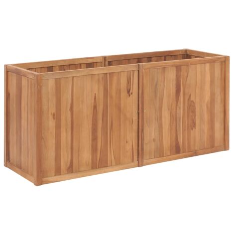 Jardinière de jardin - Balconnière à fleurs Lit surélevé de jardin 150x50x70 cm Bois de teck solide BV841078 - BonneVie