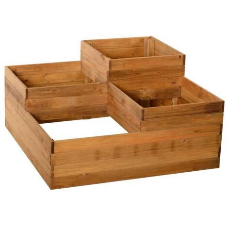 Jardinière en bois imprégné