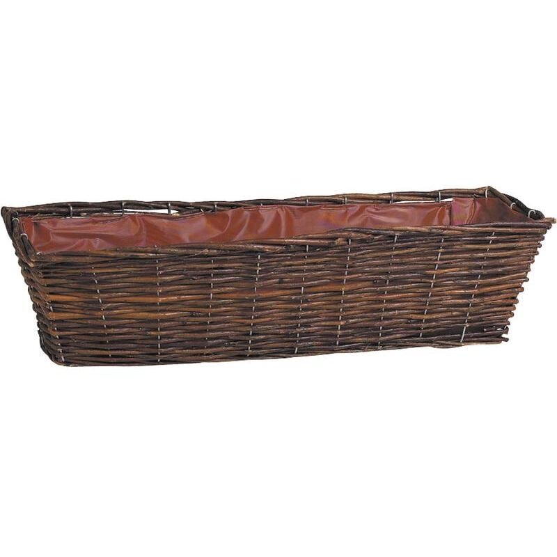 Jardinière en osier brut Naturel