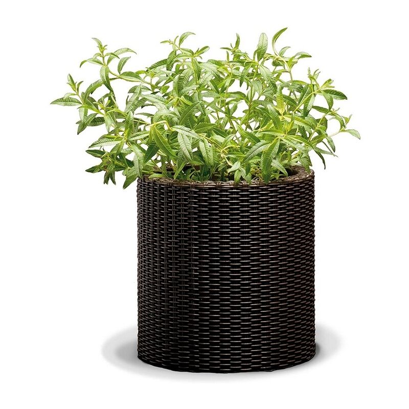 Vase Porte-plantes Cylindrique 27,6x27,6x28,3h cm - 7 litres de Capacité