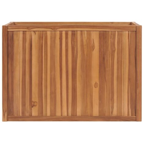Jardinière  Lit surélevé 100x50x70 cm Bois de teck solide