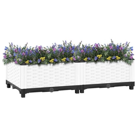 Jardinière  Lit surélevé 80x40x23 cm Polypropylène