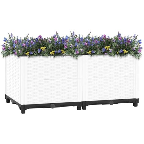 Jardinière  Lit surélevé 80x40x38 cm Polypropylène