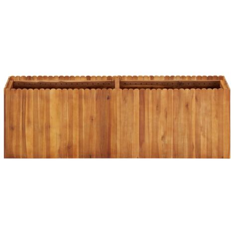 Jardinière  Lit surélevé de jardin 150x30x50 cm Bois massif d'acacia