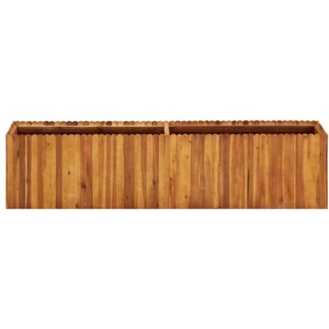 Jardinière  Lit surélevé de jardin 200x30x50 cm Bois massif d'acacia