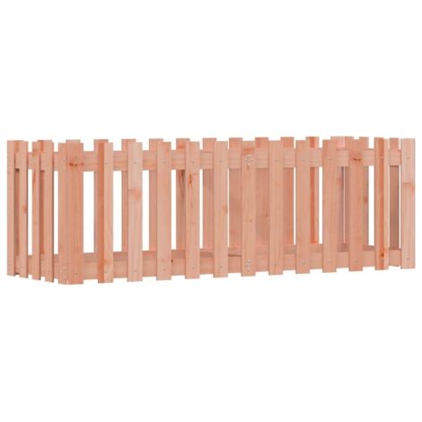 Jardinière  Lit surélevé de jardin design de clôture bois douglas massif