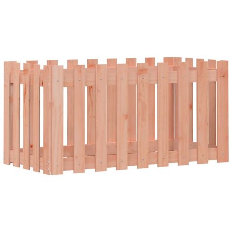 Jardinière  Lit surélevé de jardin design de clôture bois douglas massif