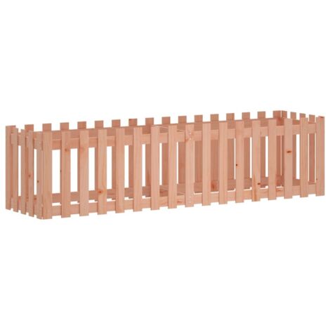 Jardinière  Lit surélevé de jardin design de clôture bois douglas massif